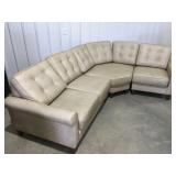 Norwalk furniture custom corner leather sectional