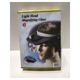 Light head magnifying glass