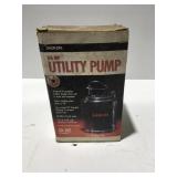 1/6 HP utility pump untestedAppears unused