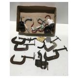 Sea clamps, hooks, holesaw