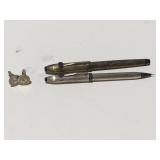 Vintage Pontiac pen and pencil set with cufflinks
