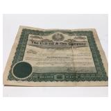 1919 U  B oil & gas company shares certificate