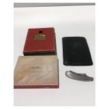 Vintage playing cards pocket knife and wallet