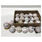 Baseballs some signed, no authenticities
