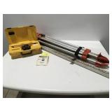 Berger Level and transit with tripod & grade rod