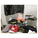 Sweatshirts, jackets, pants, and more