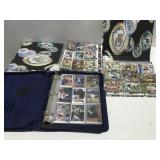 Sports cards in binders