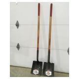 2 razorback flat shovels