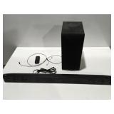LG sound bar and subwoofer