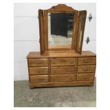 Dresser and mirror 60 inches wide