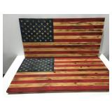 Tanner Thorne handcrafted, wood flags