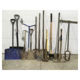 Large lot of yard tools