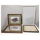 Pictures, mirror, whiteboard