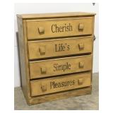 Painted dresser 30" wide, 36" tall