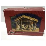 Saint Nicholas square nativity scene