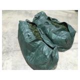 Christmas tree in bags