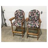 Pool table scene stools/chair