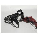 2 electric drills Black & Decker & tool shop