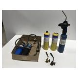 Propane torches and fuel cylinders