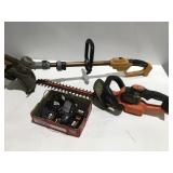 Black & Decker 20 V hedge trimmer and weed