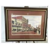 Wall hanging of downtown Mansfield, Ohio 32" x 26