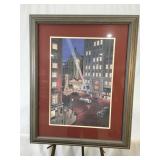 Wall hanging of downtown Mansfield, Ohio 32" x 25