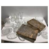 Vintage Fostoria ? American pattern glassware
