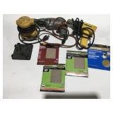 Electric metal shear, heat, gun, and pad sander