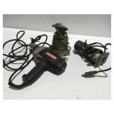 Drill, sander, trim router