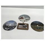 Hand-painted saw blades and more