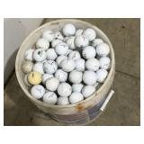 4 1/2  gallon bucket of golf balls