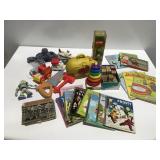 Vintage toys in books