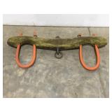 Wooden double ox yoke