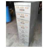 8 drawer filing cabinet