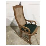 Vintage cane back rocker