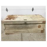 Large wood box heavy