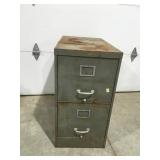 Two drawer filing cabinet