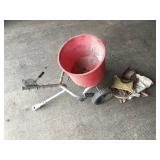 Handheld and pull behind yard spreader