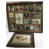 Vintage photos framed