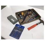 Tools, hammer, prybar files and more