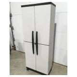 Plastic garage/ porch cabinet 68" x 27" x 15"