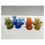 Small crackle glass items