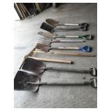 Short handled yard tools