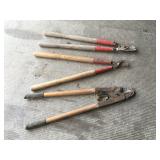 3 sets of Loppers