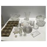 Clear glass items