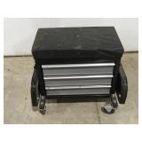 Mechanics rolling toolbox seat