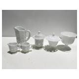 Milk, glass items