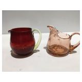 2 beverage pitchers