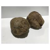 Old coconuts decor