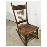 Vintage wood rocker